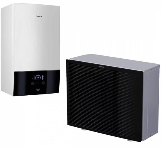 Daikin 12kW Altherma 3 R MT ELBX12E9W/ERRA12EW1 (Augstas temperatūras siltumsūknis), ar dzesēšanas funkciju